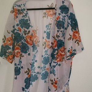 Lightweight cover-up blouse